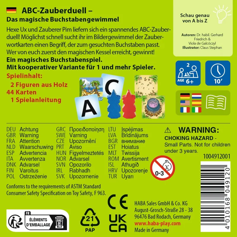 HABA ABC-Zauberduell - Lernspiel