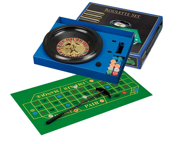Roulette Set Standard mit Kunststoffteller – Philos