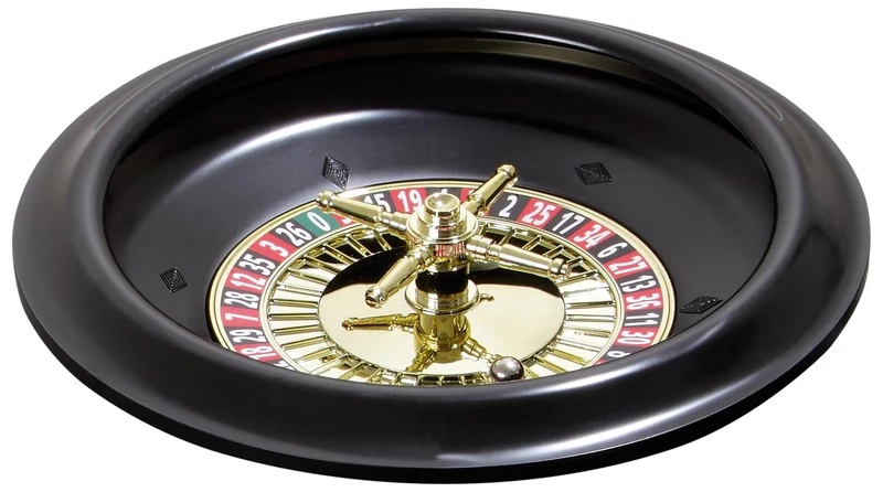 Roulette Set Standard mit Kunststoffteller – Philos