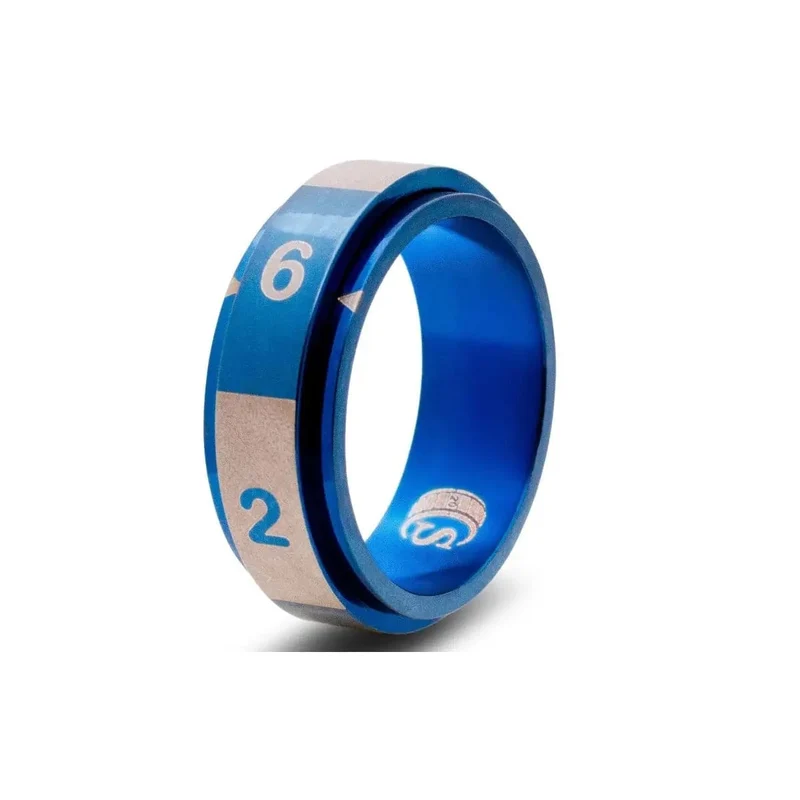 Würfelring W6 blau 11
