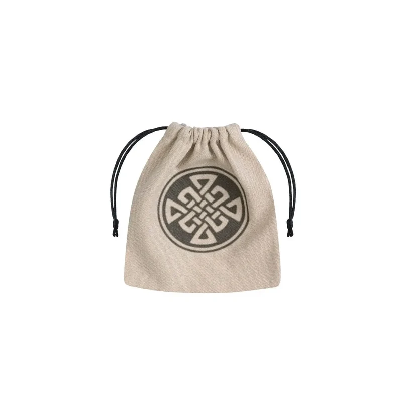 Würfel Beutel Celtic beige/schwarz