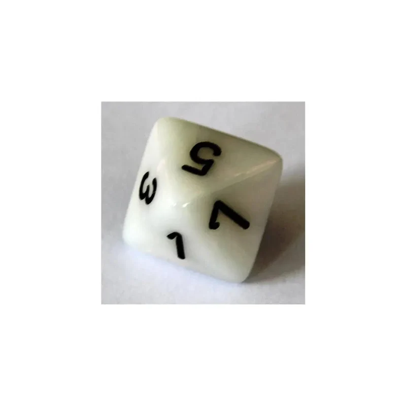 Chessex Mother Of Pearl White/Black W8