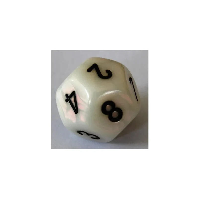 Chessex Mother Of Pearl White/Black W12