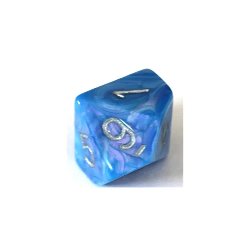 Chessex Mother Of Pearl Blue/Silver W10
