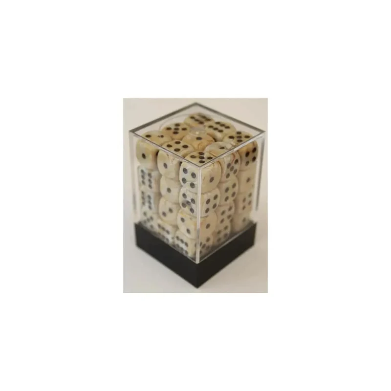 Chessex Marble Ivory W6 12mm Set