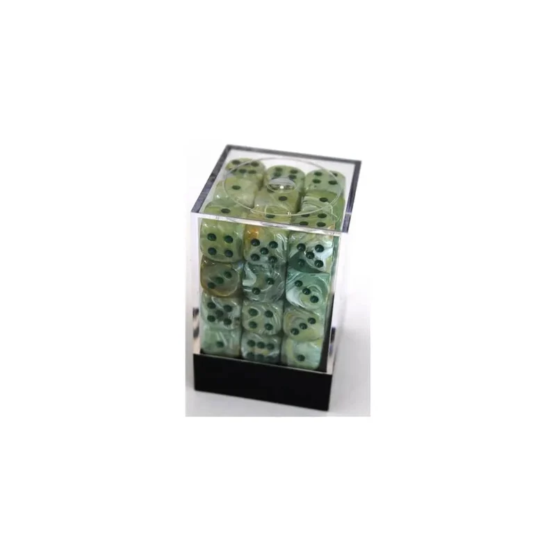 Chessex Marble Green/Dark Green W6 12mm Set