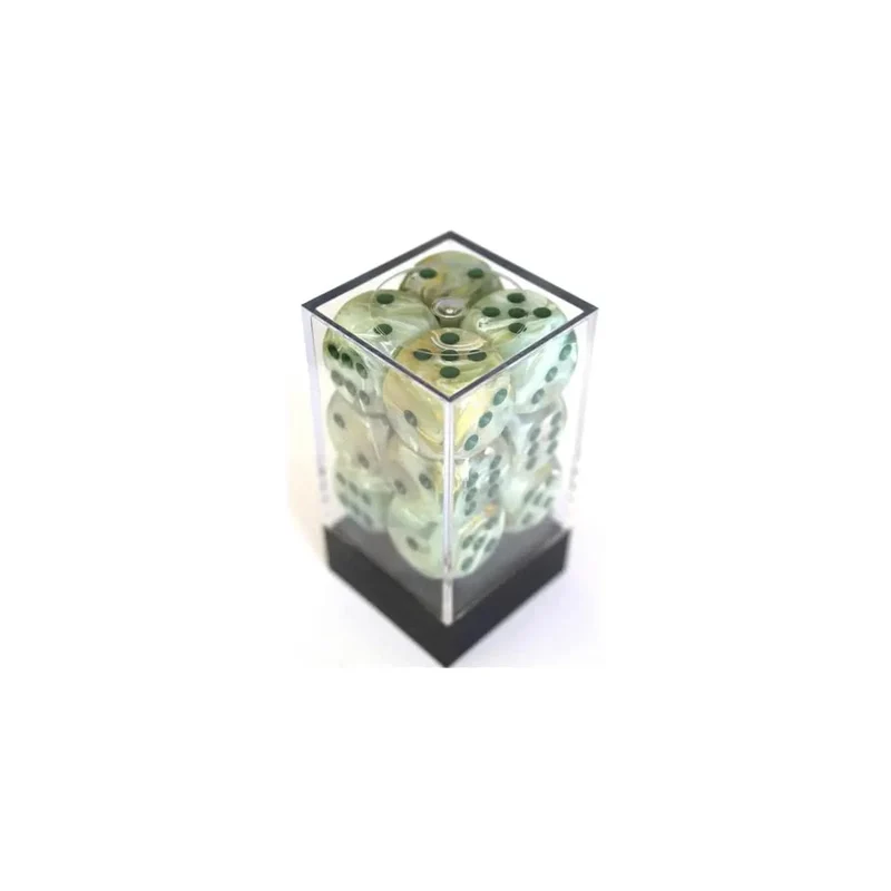 Chessex Marble Green/Dark Green W6 16mm Set