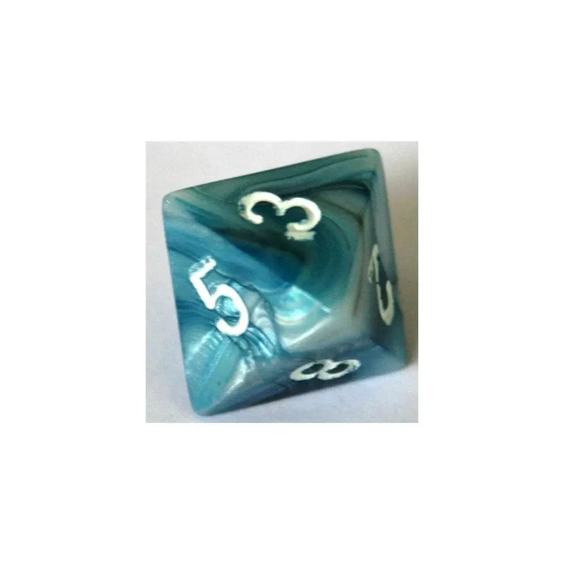 Chessex Lustrous Slate/White W8