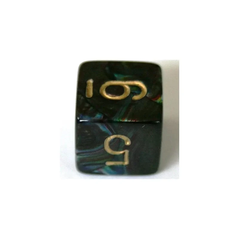 Chessex Lustrous Shadow/Gold W6