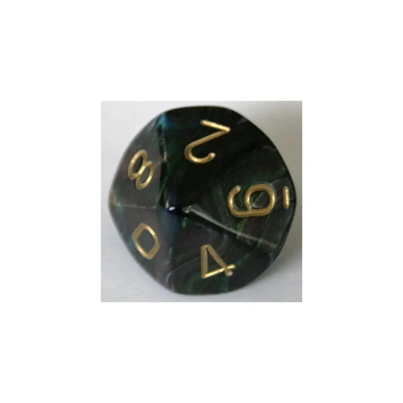 Chessex Lustrous Shadow/Gold W10