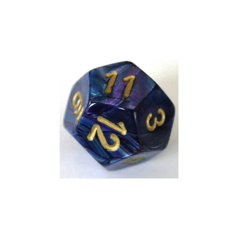 Chessex Lustrous Purple/Gold W12