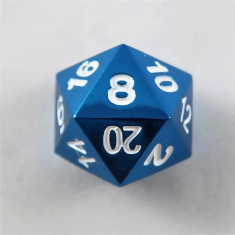 MetallWürfel W20 blau