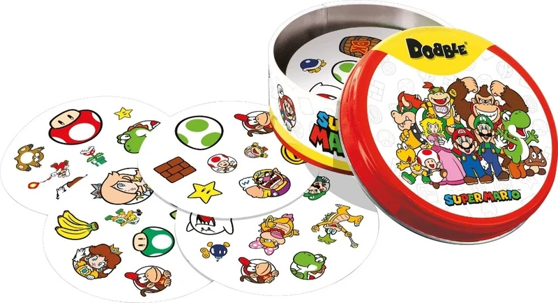 Dobble Super Mario - Das beliebte Reaktionsspiel für Super Mario Fans