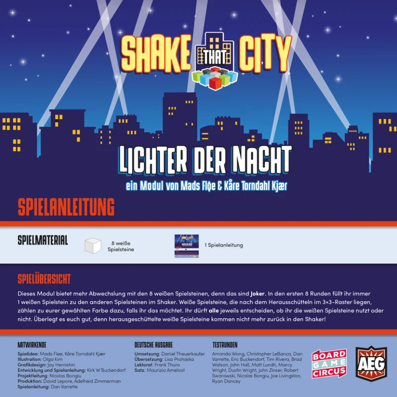 Shake that City - Städtebauspiel für die ganze Familie