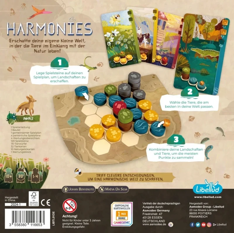 Harmonies- Wunderschönes cleveres Legespiel