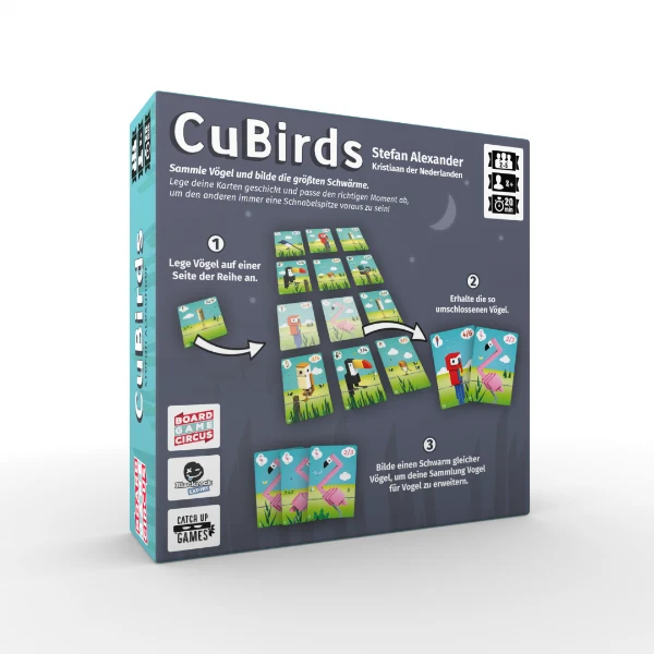 CuBirds - Kartenspiel wie Rommé für Familien