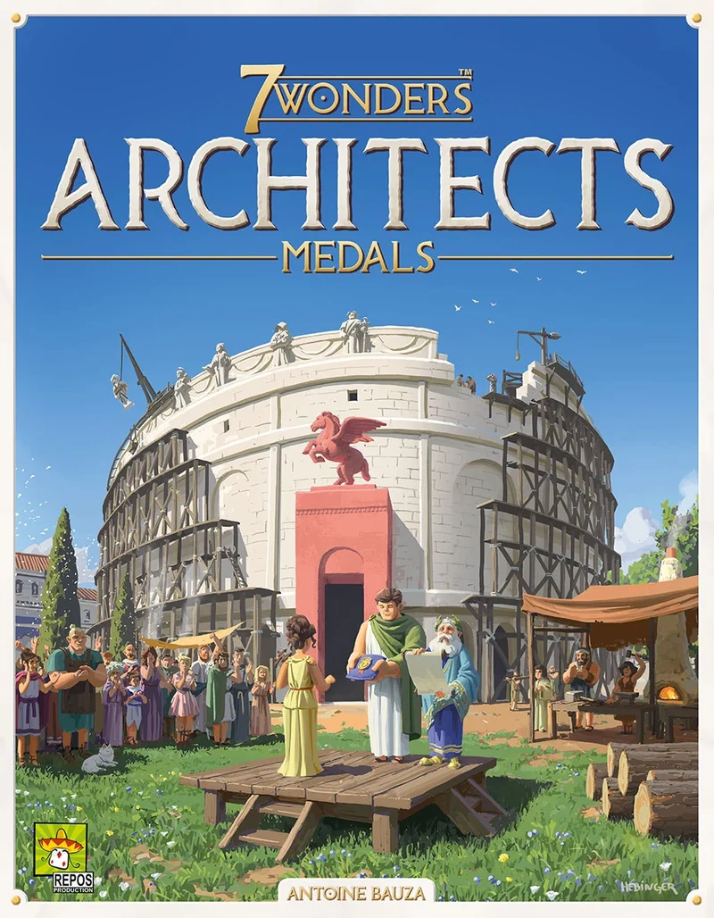 7 Wonders Architects: Medals - Die erste Erweiterung für das großartige Familienspiel