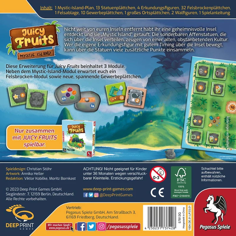 Juicy Fruits: Mystic Island - Mehr Abwechslung für das Familienspiel