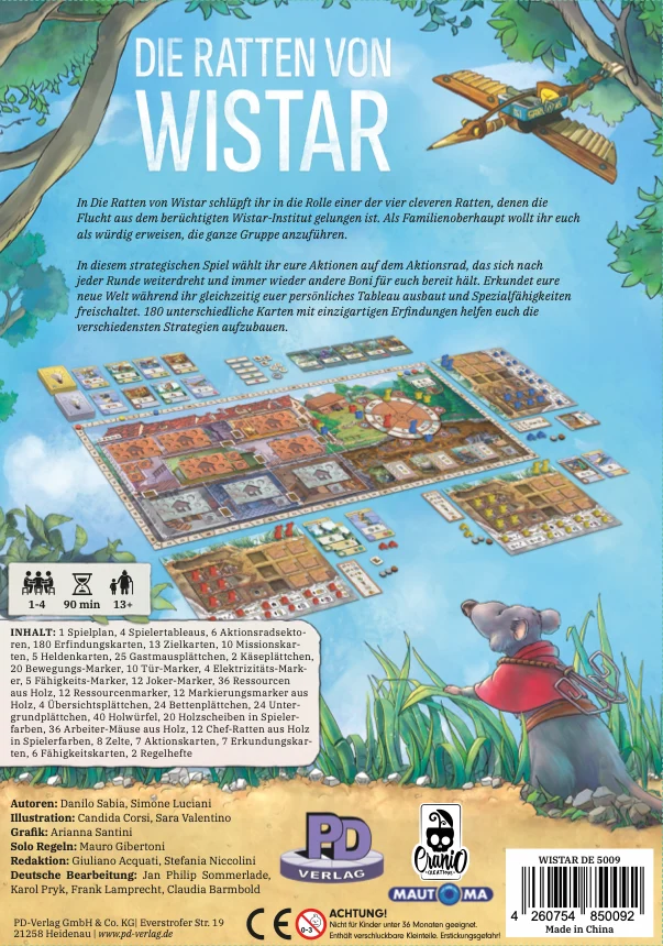 Die Ratten von Wistar - Wuseliger Arbeitereinsatz für Kenner