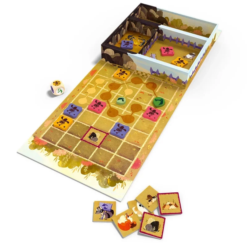 Sheep Hop! - Kooperatives Mühle-Kinderspiel ab 5 Jahre