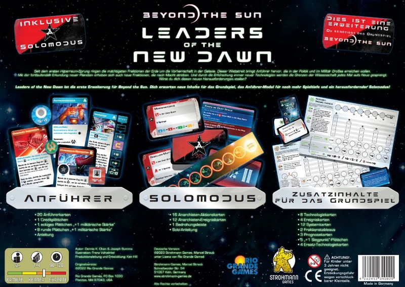 Beyond the Sun: Leaders of the New Dawn - 1. Erweiterung