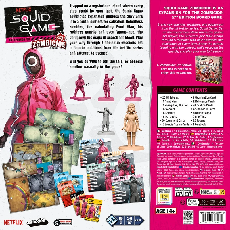 Squid Game - Zombicide: 2. Edition, englisch (Erw.)