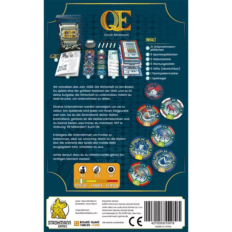 Q.E. - Das grenzenlose Bietspiel