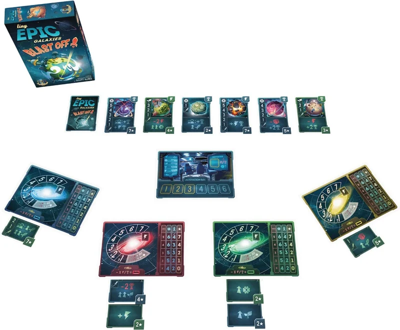 Tiny Epic Galaxies BLAST OFF! - Schnelles taktisches Würfelspiel für die ganze Familie