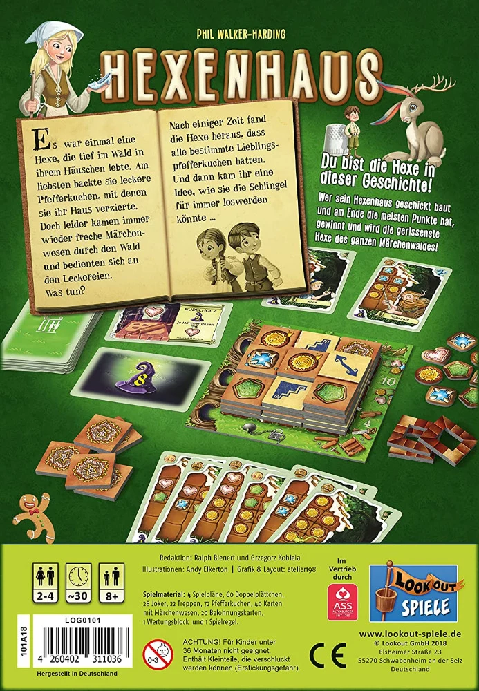 Hexenhaus - 3D Legespiel für Familien