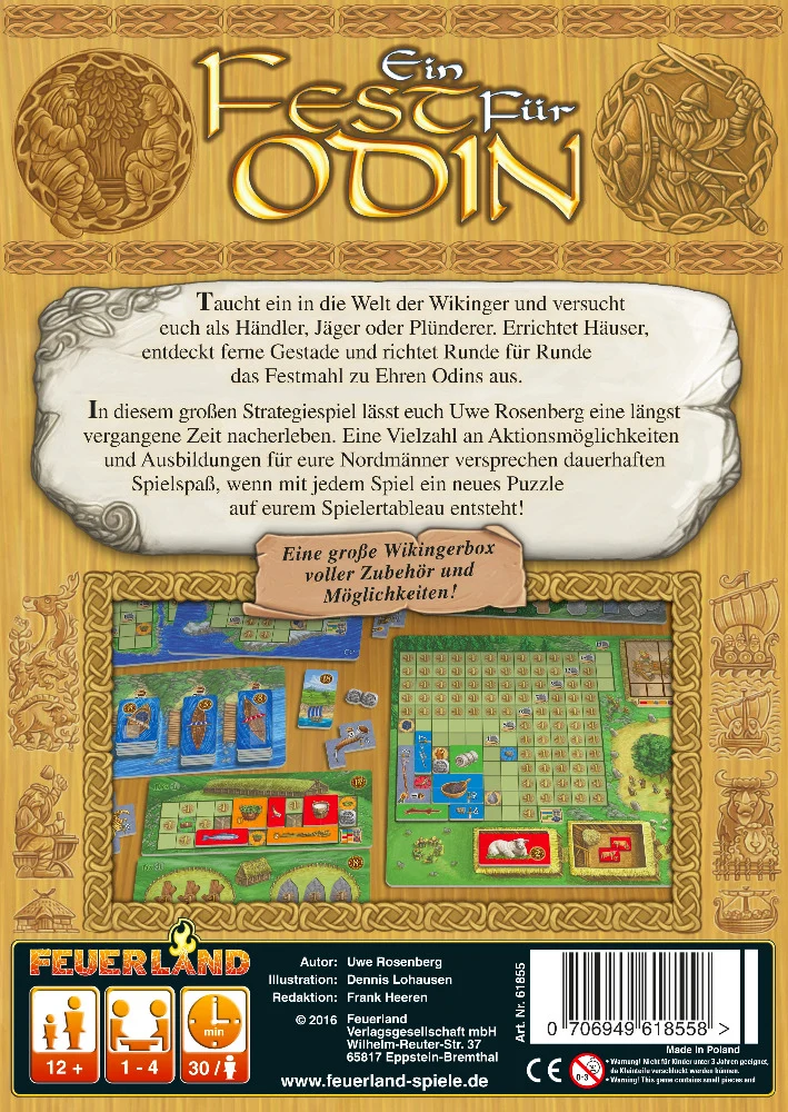 Ein Fest für Odin - Das Spieleschwergewicht von Uwe Rosenberg