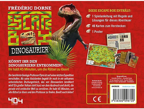 Escape Box: Dinosaurier - Rätselspiel für Dinoforscher