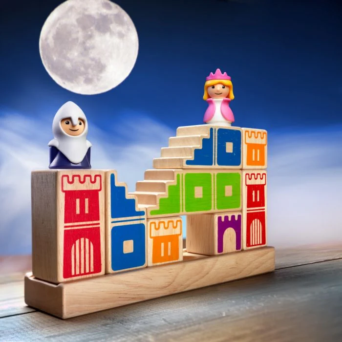 Camelot Junior - Kobelspiel mit Bausteinen für Kinder ab 4