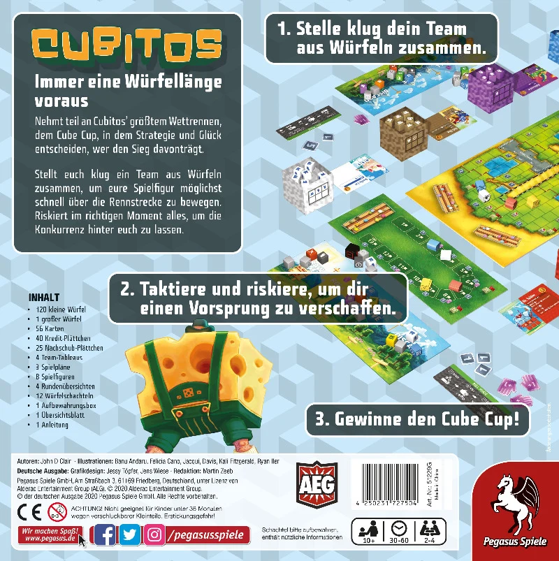 Cubitos - Chaotischer Würfel-Wettlauf für die ganze Familie