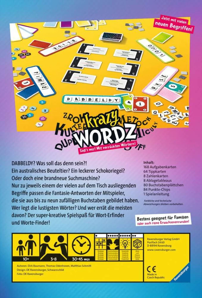 Krazy Wordz - Lustiges Wörterratespiel für die ganze Familie