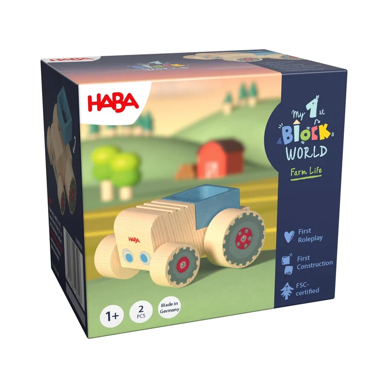 Traktor Toni Bausteinwelt – HABA