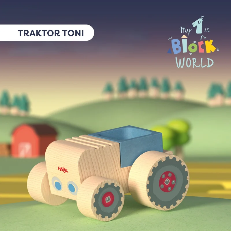 Traktor Toni Bausteinwelt – HABA