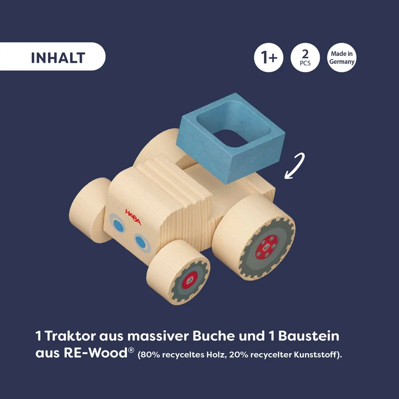 Traktor Toni Bausteinwelt – HABA