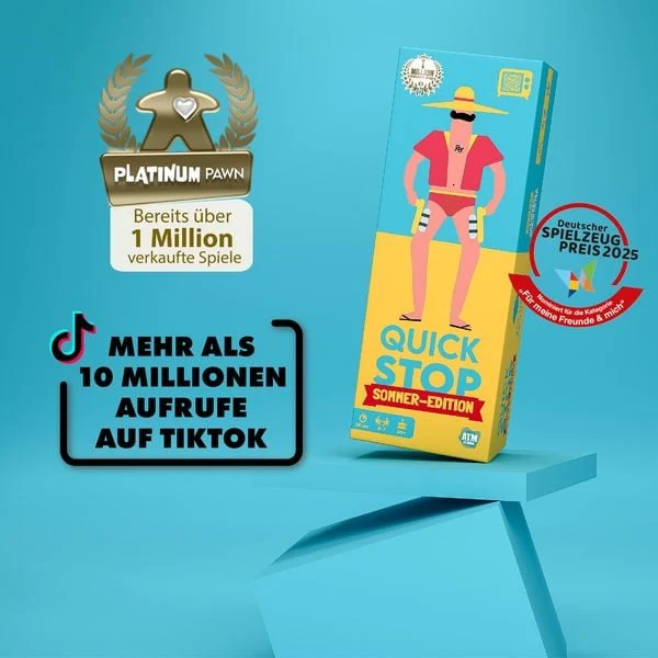 Kartenspiel Kinder & Familie – QuickStop Sommer-Edition