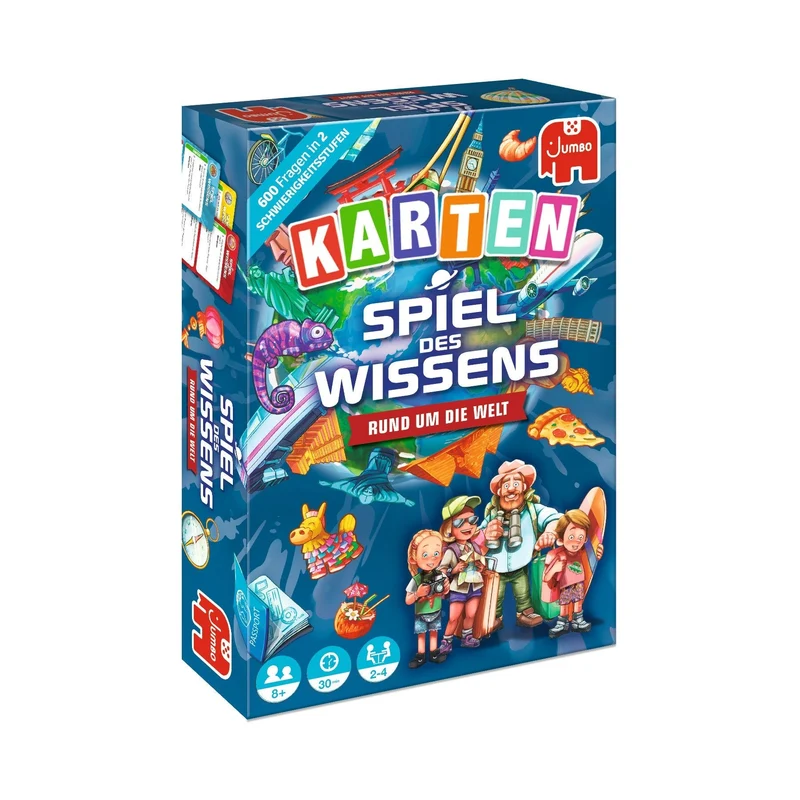 Wissens-Kartenspiel Rund um die Welt – Jumbo