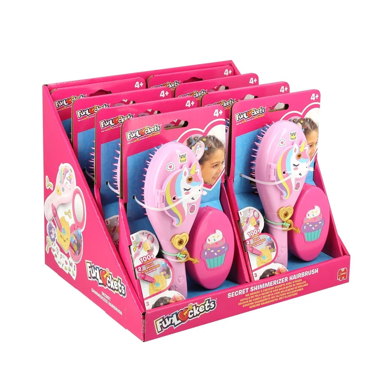 Geheime Haarbürste mit Glitzer – Jumbo Funlockets