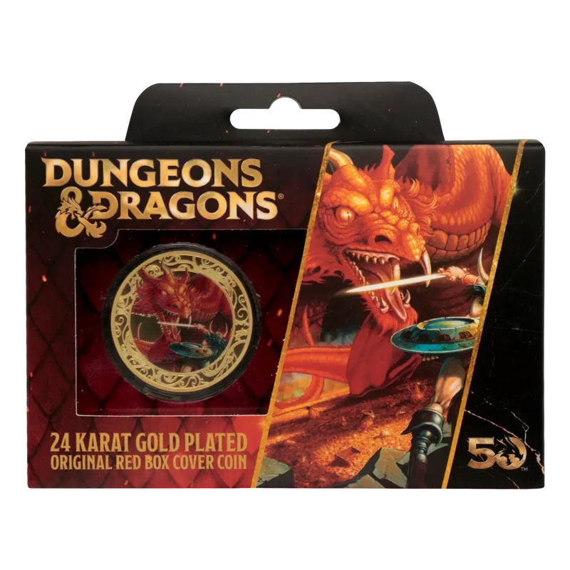 D&D 24k Gold Plated Coin (50th Anniversary)