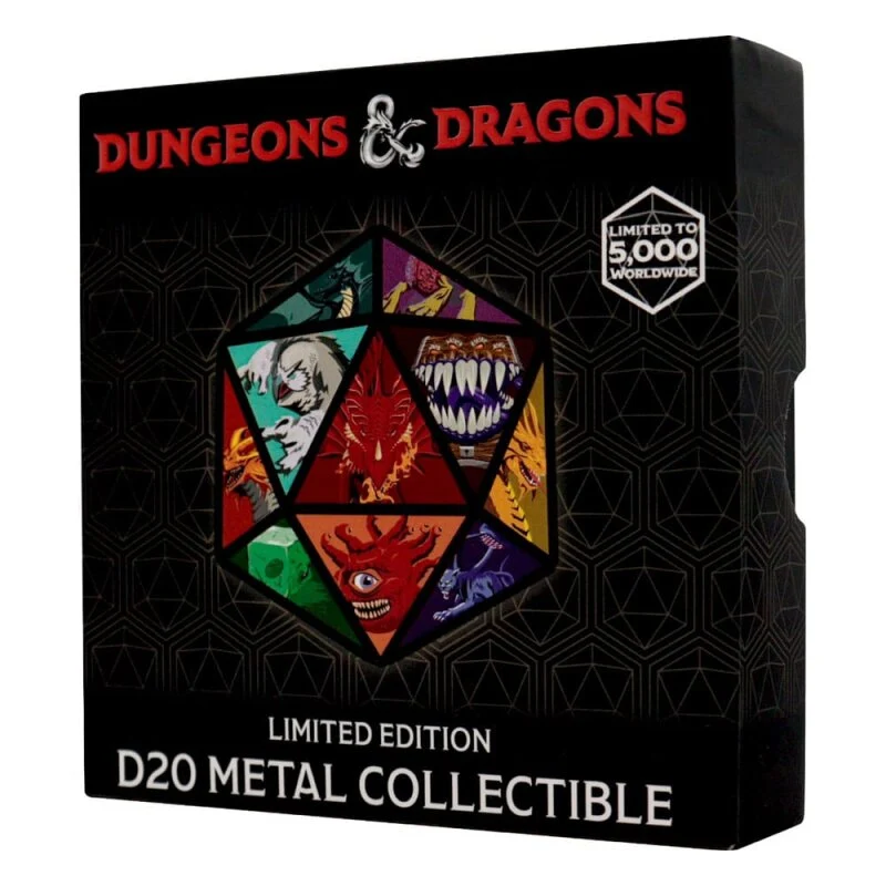 D&D 50th Anniversary D20 Monster Medaillon