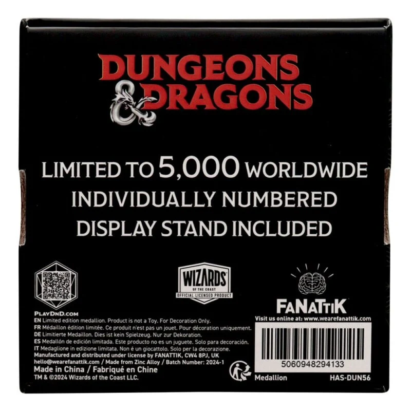 D&D 50th Anniversary D20 Monster Medaillon