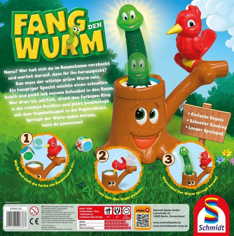 Fang den Wurm, Kinderspiel
