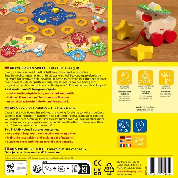 HABA - Meine ersten Spiele - Ente Hut, alles gut!