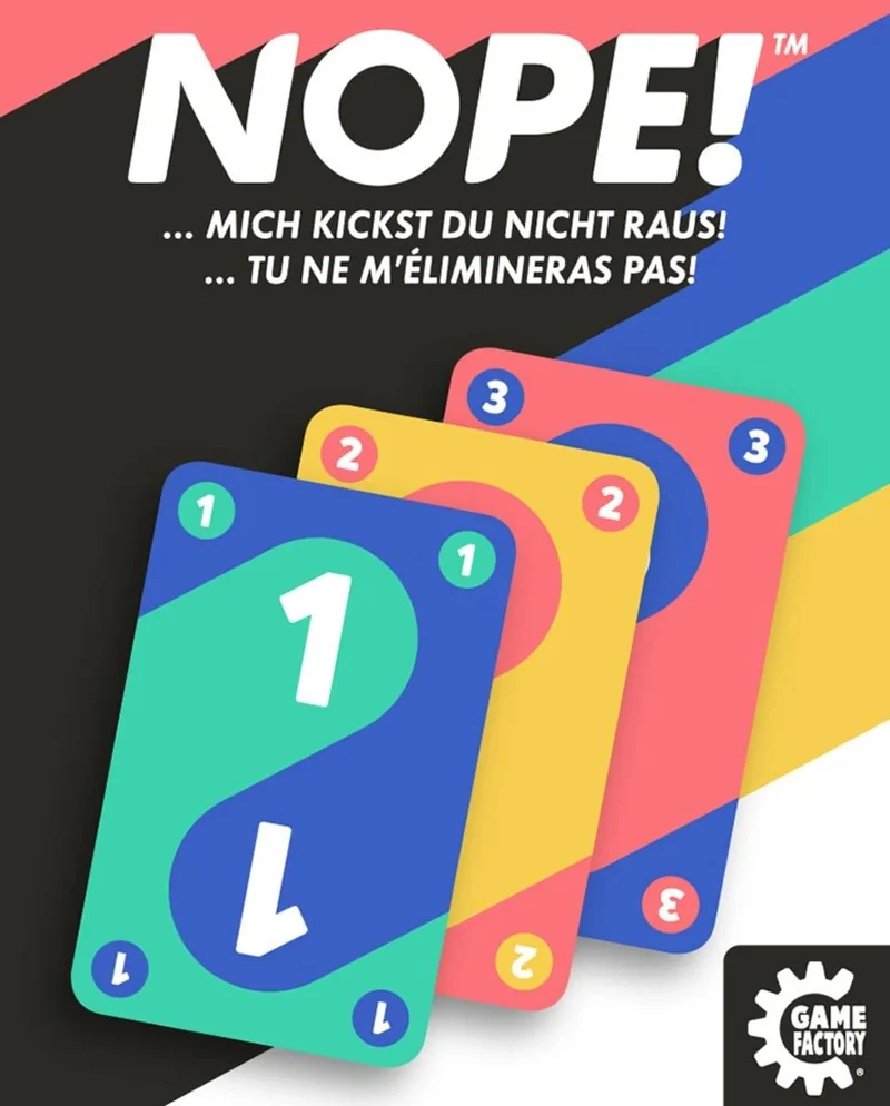 Kartenspiel - Nope! Mich kickst Du nicht raus
