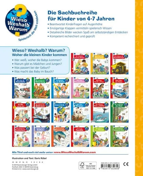 Wieso? Weshalb? Warum?, Band 13: Woher die kleinen Kinder kommen