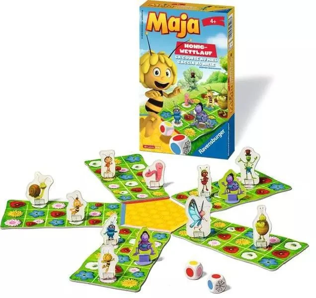 Brettspiel ab 4 Jahren – Biene Maja Honig Wettlauf