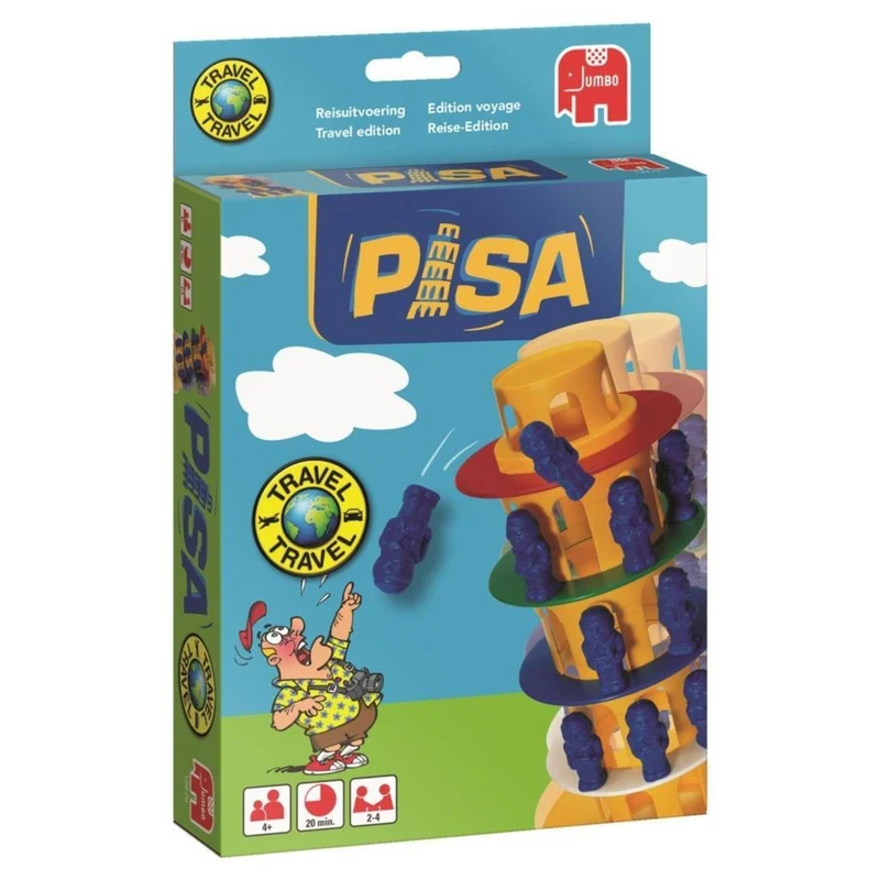 Pisa Kompaktspiel – Lustiges Balance- und Reisespiel