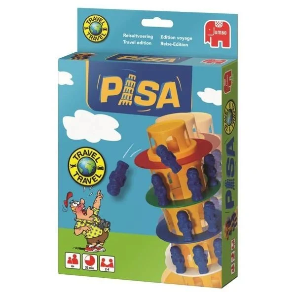 Pisa Kompaktspiel – Lustiges Balance- und Reisespiel